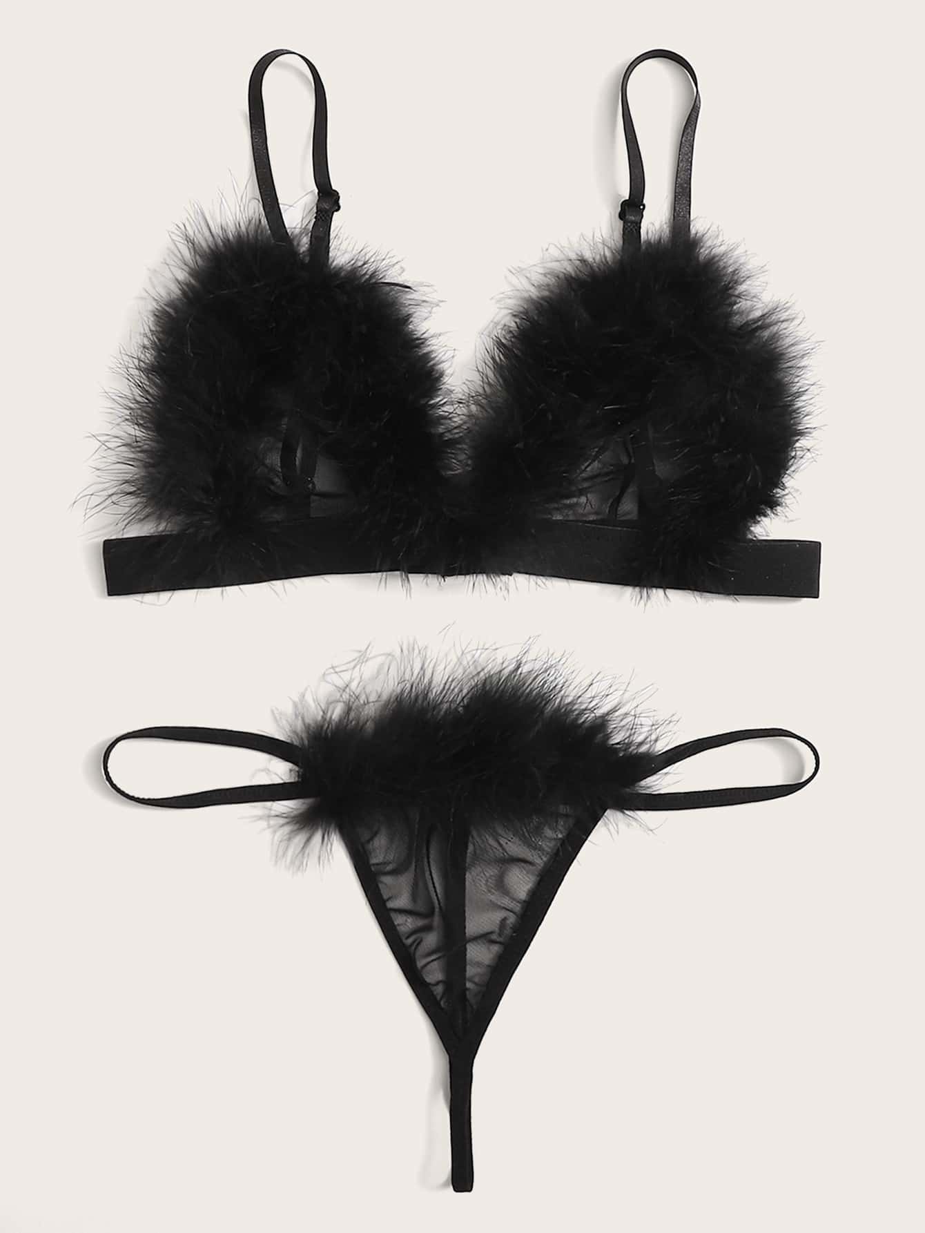 Mesh Lingerie Set