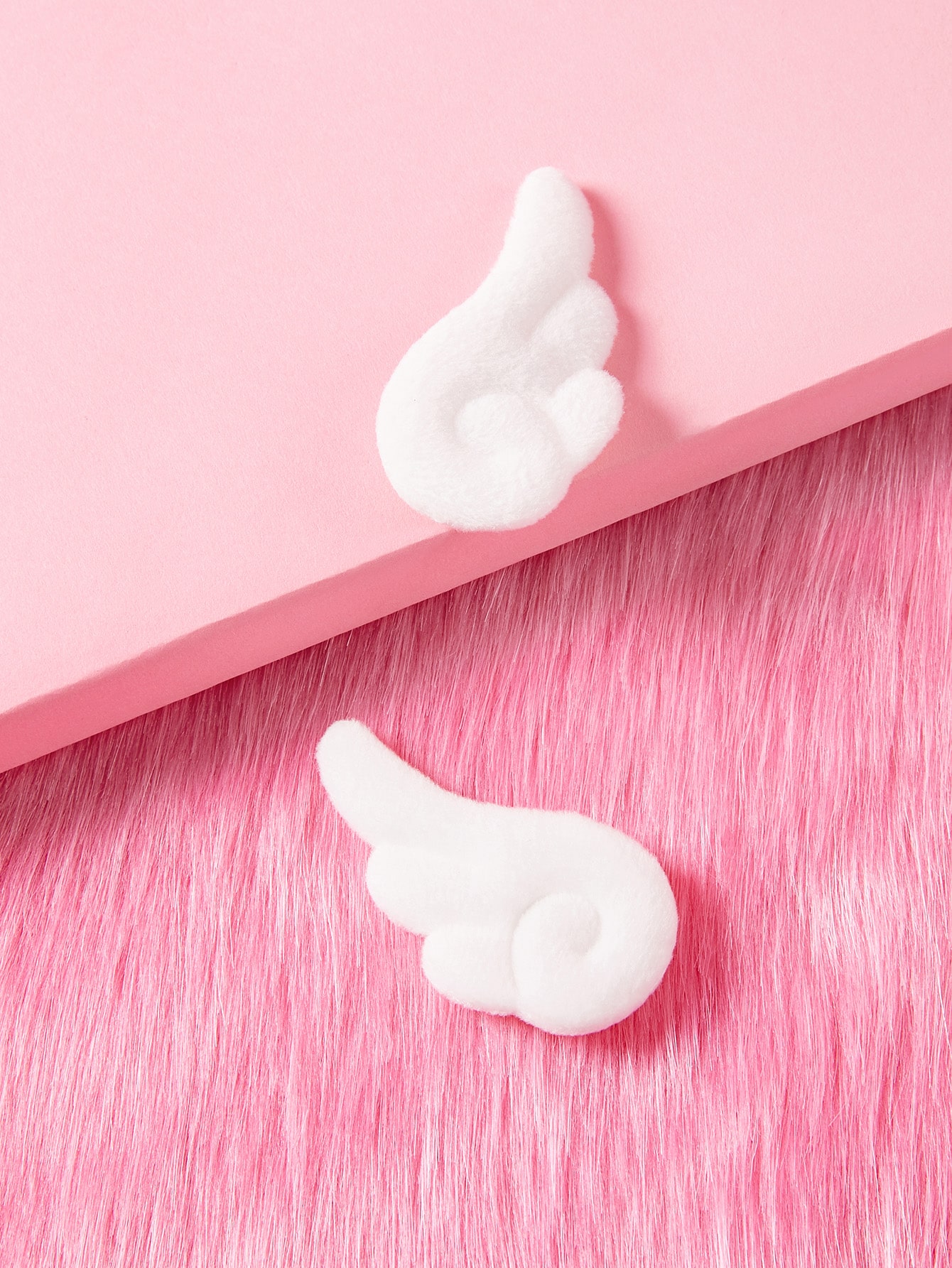 Kawaii 2pcs Wing Decor Hair Clip For Daily Use For Girls Hairstyles Casual Cute