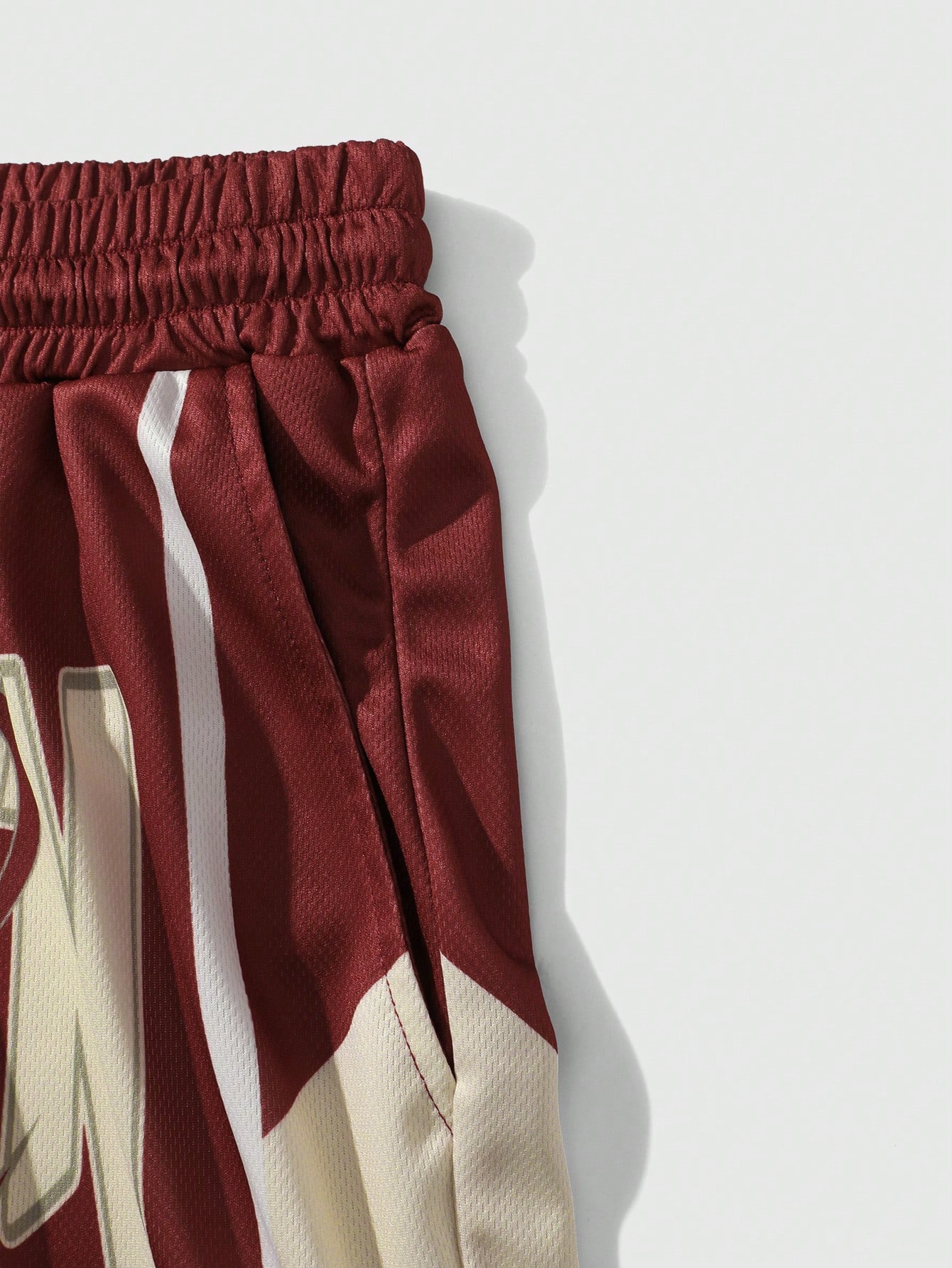 Street Life Men's Basketball Mesh Shorts With Breathable Inner Layer, Suitable For Daily Wear In Spring And Summer, School