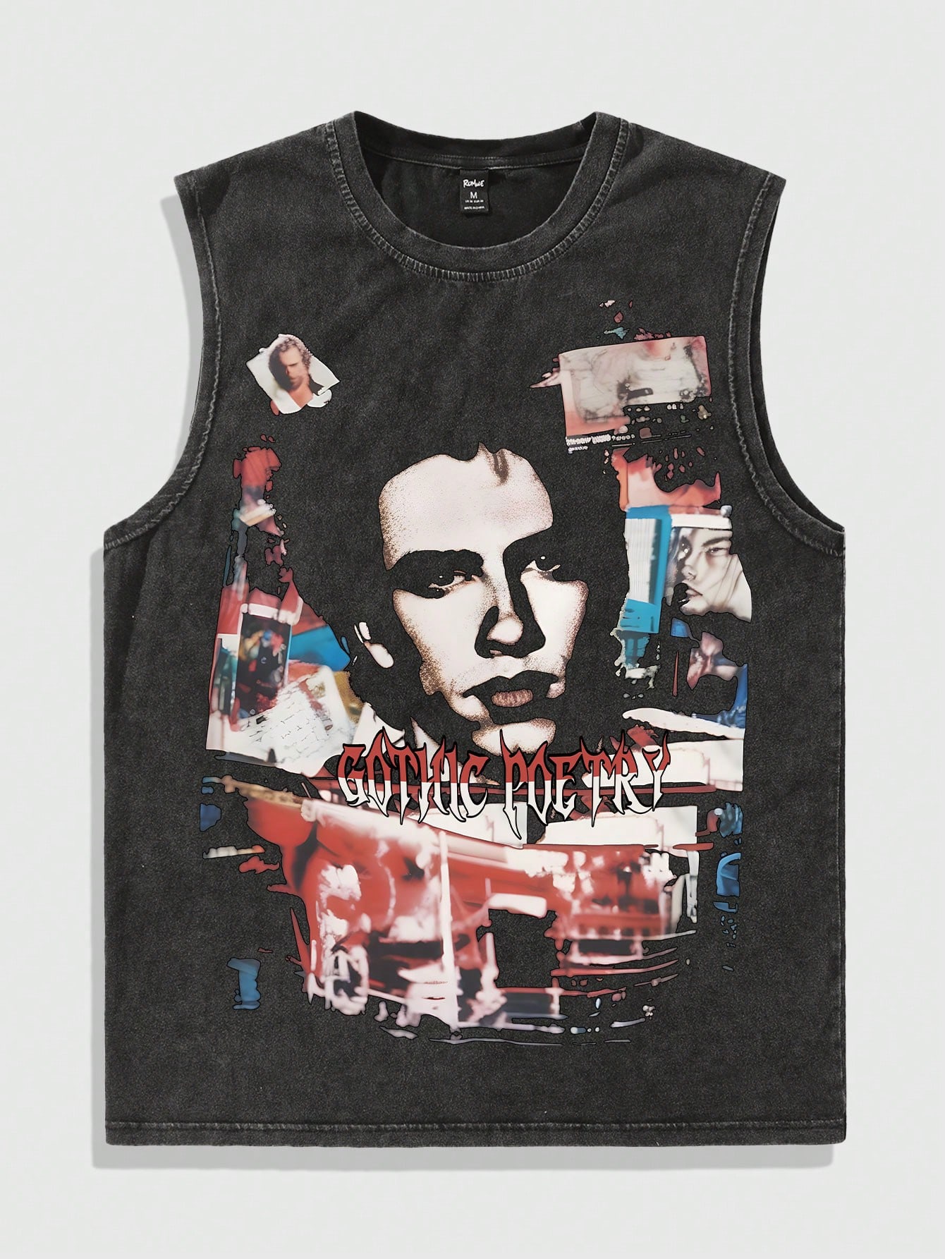 Street Life Men Figure Graphic Casual Tank Top, Suitable For Daily Wear In Spring And Summer