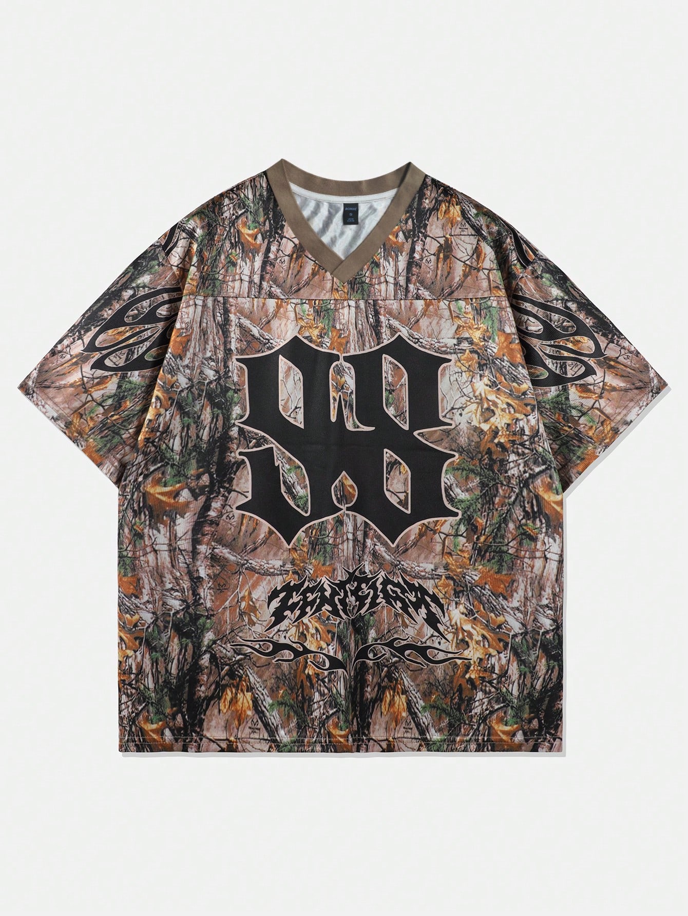 Street Life Men's Branch Print Sports T-Shirt, Summer, School