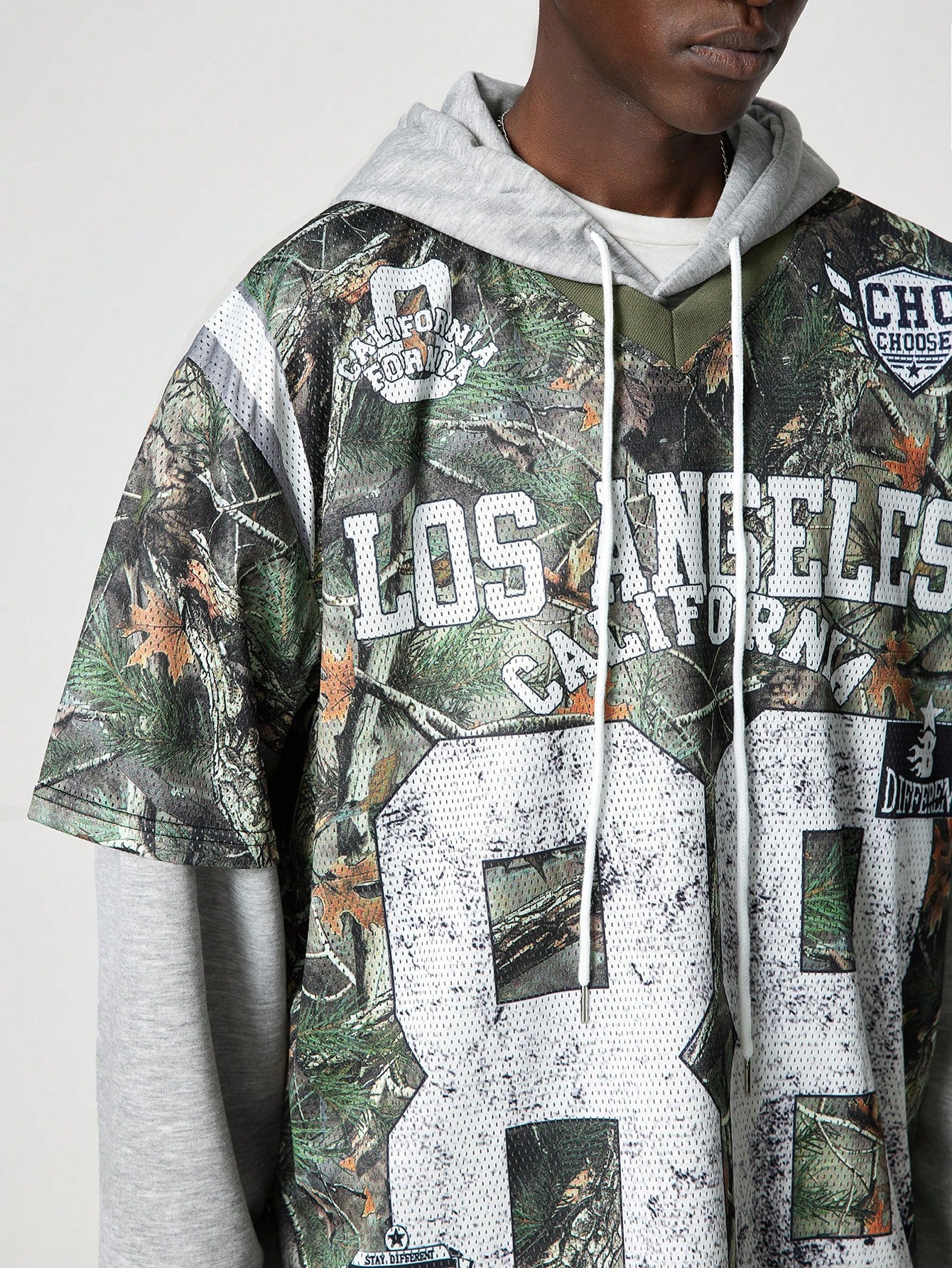 Street Life Men's Hooded 2 In 1 Athletic Jersey, Street Style